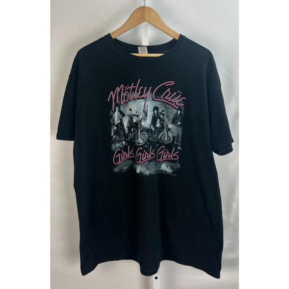 Motley Crue Other - Vintage Motley Crue Girls Girls Girls Tour T-Shirt Size 2XL